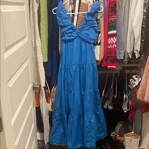 Skies Are Blue Vibrant Maxi Dress